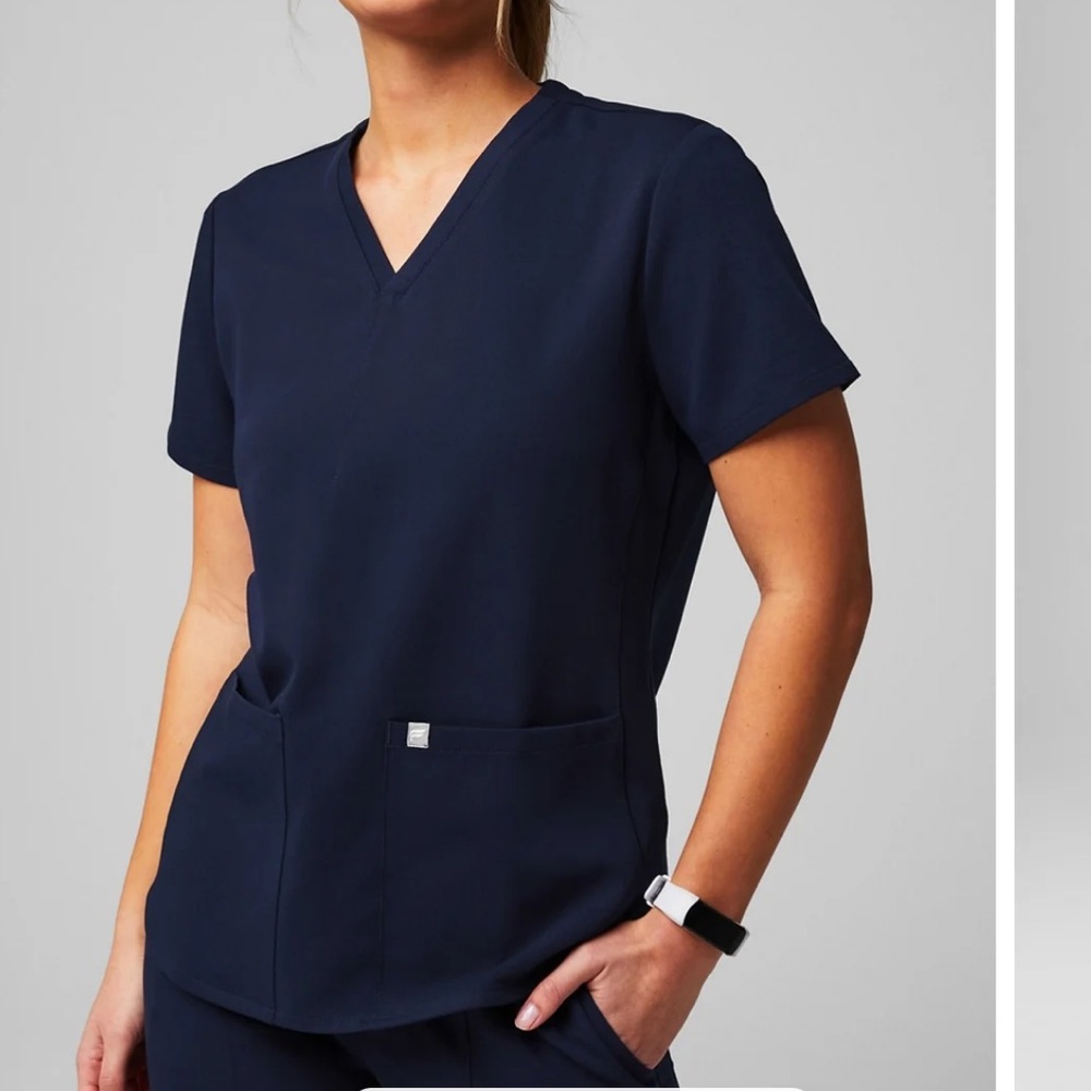 Women's Navy Fabletics Scrubs Set